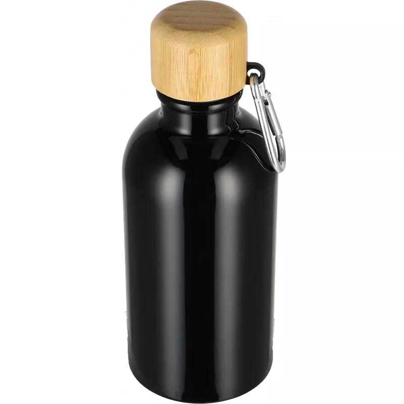 Butelka metalowa 400 ml MARILYN - czarny (8497203)