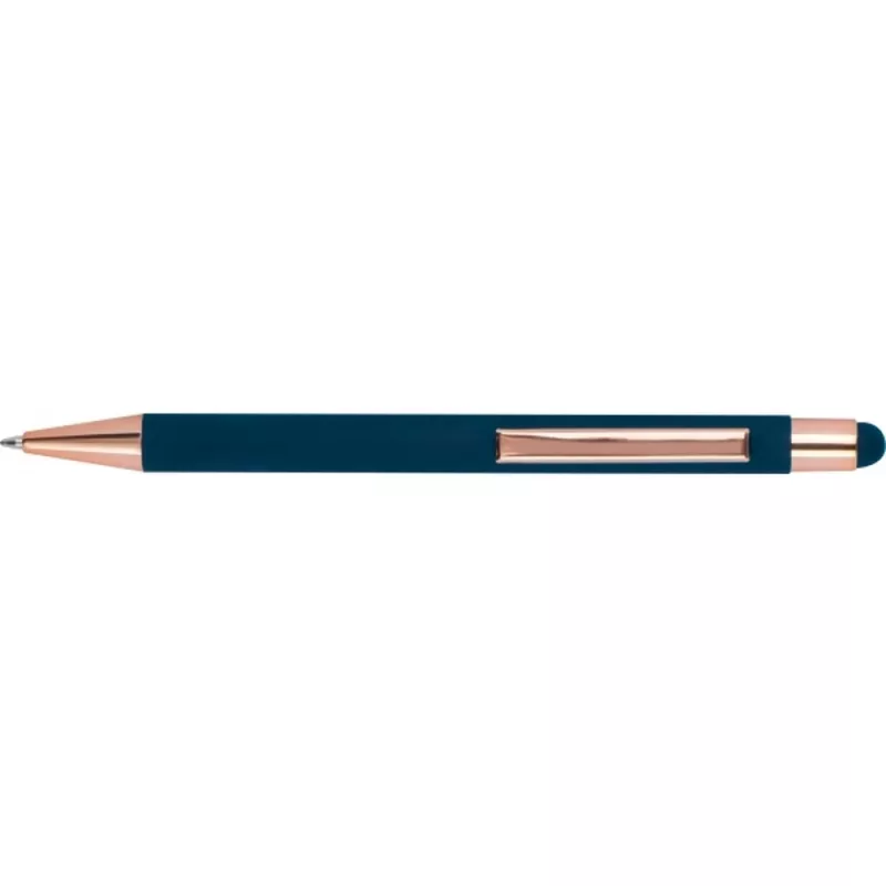 Długopis metalowy touch pen soft touch MIRAMAR - granatowy (432844)