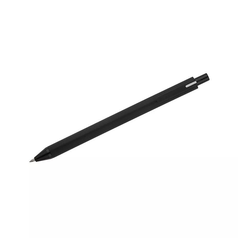 Długopis z powłoką soft touch FULKO - czarny (19829-02)