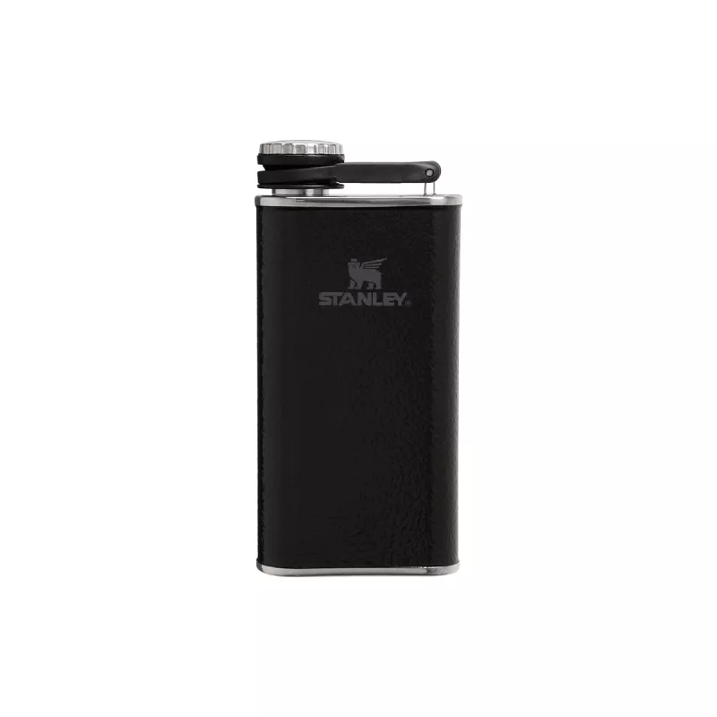 Piersiówka Stanley CLASSIC EASY FILL WIDE MOUTH FLASK 0,23 L - Hammertone Black (10008370071)