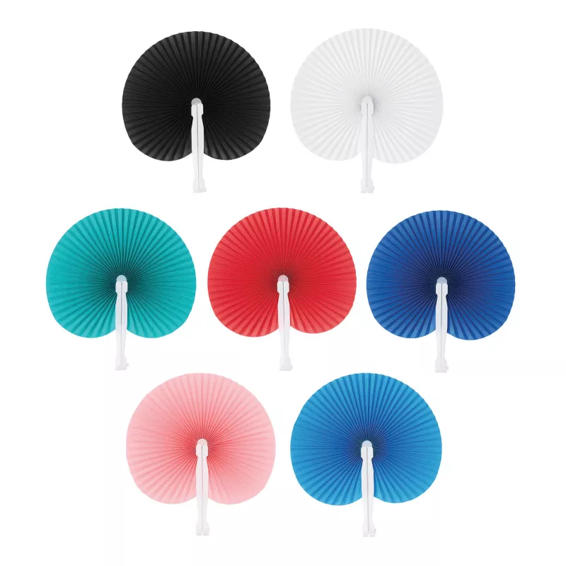 Składany wachlarz - turkusowy (56-0906055)