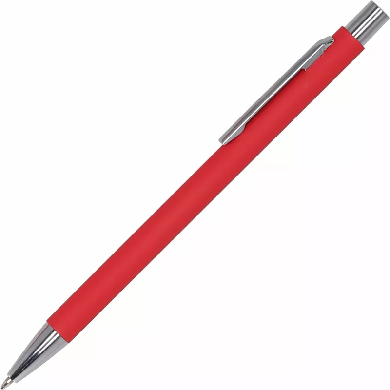 Długopis metalowy soft touch GIORGIO - czerwony (1368005)