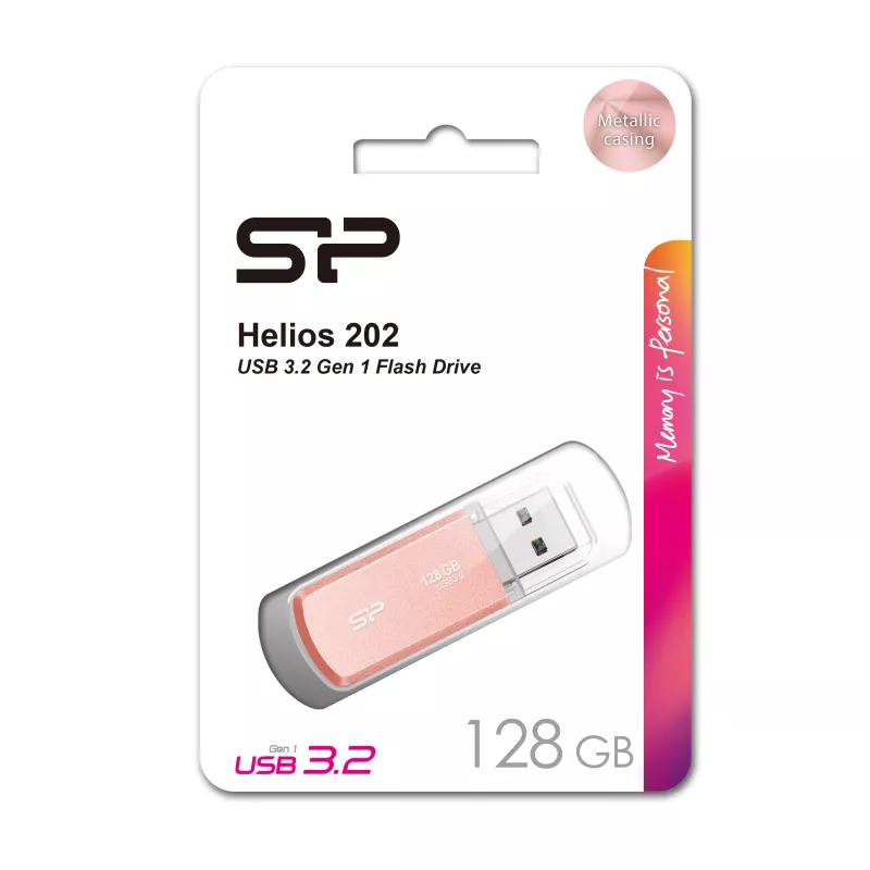 Pendrive HELIOS 202, 32GB 3.2 Gen 1 Silicon Power - różowy (EG833811 128GB)