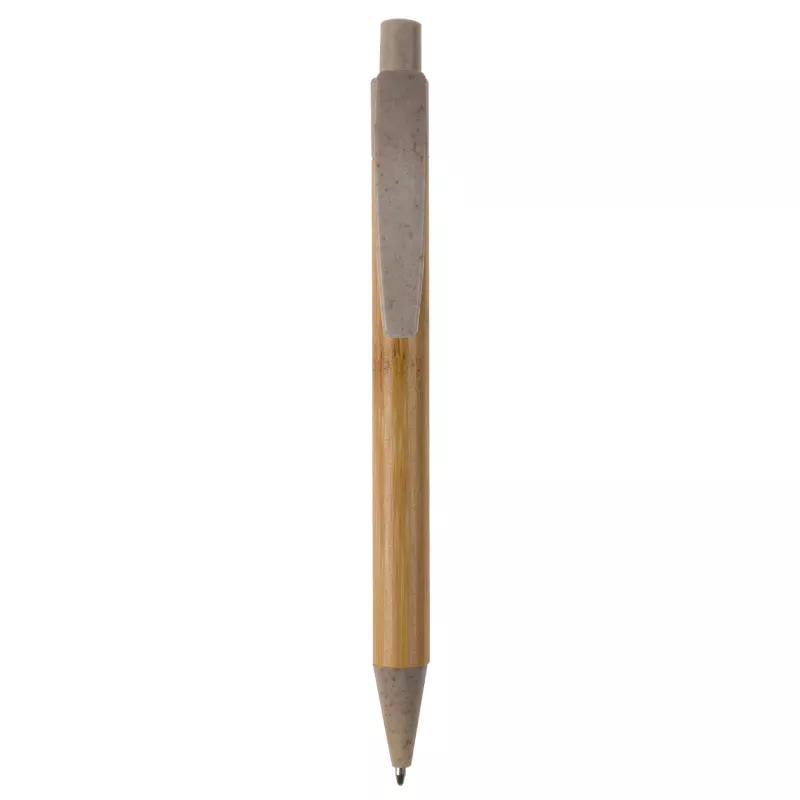 Długopis bambusowo-słomkowy - szary (LT87284-N0061)