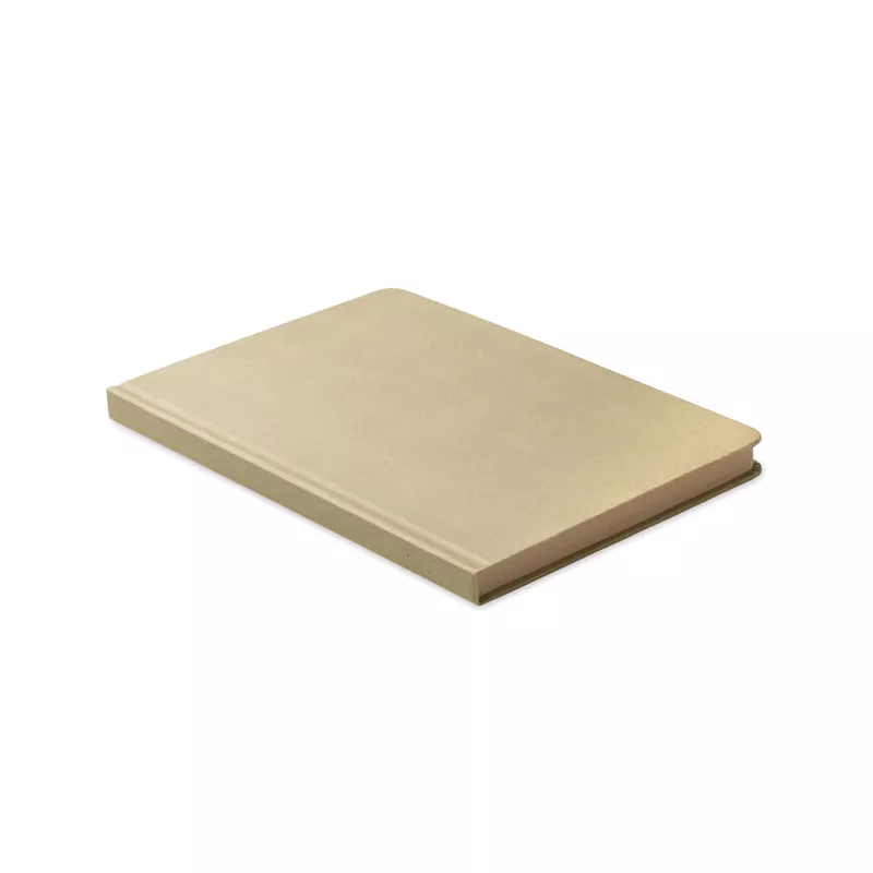 Notes A5 z trzciny cukrowej 80 kartek w linię SUGAR - Khaki (MO2695-39)