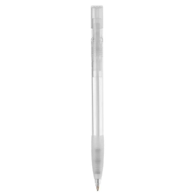 Transparentny długopis Nash - biały transparentny (LT80802-N0401)
