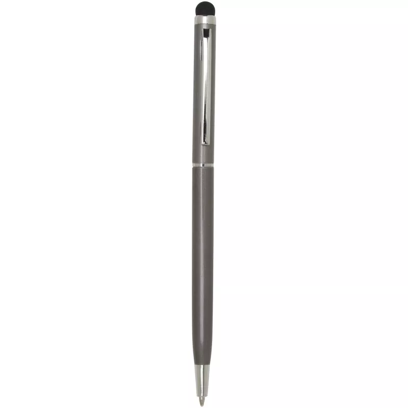 Ore aluminium ballpoint pen with stylus - Tytanowy (10625682)