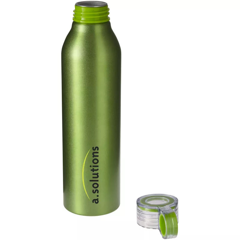 Aluminiowa butelka sportowa Grom 650 ml - Limonka (10046304)