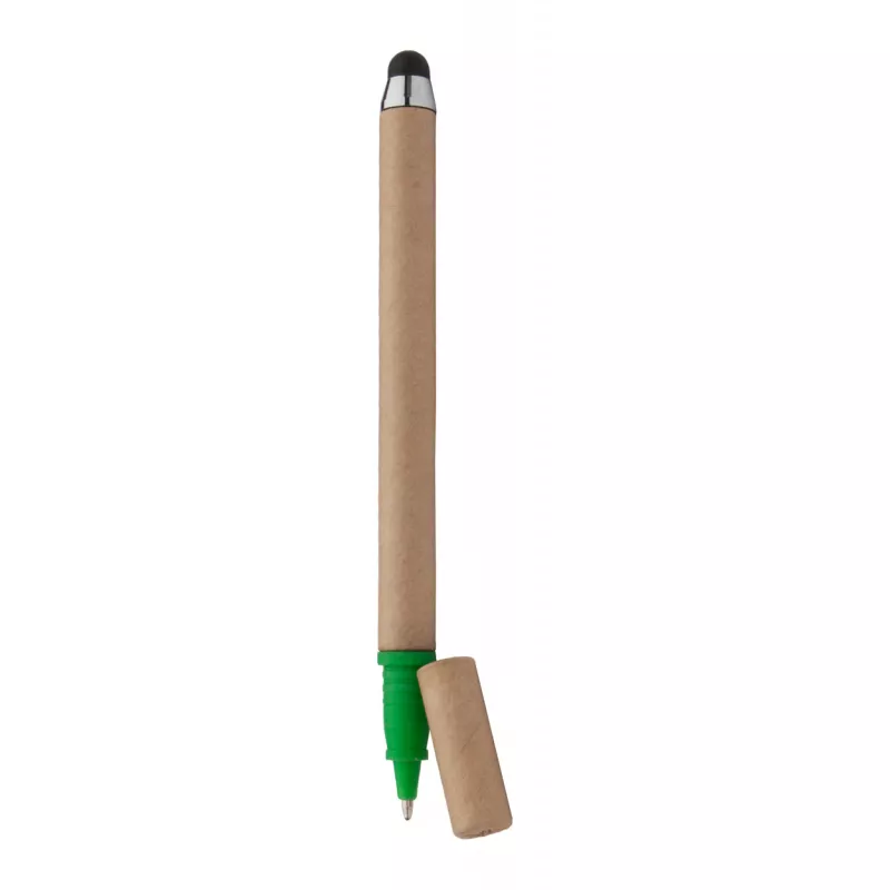 EcoTouch długopis 2:1 z przetworzonego papieru - naturalny (AP805892)