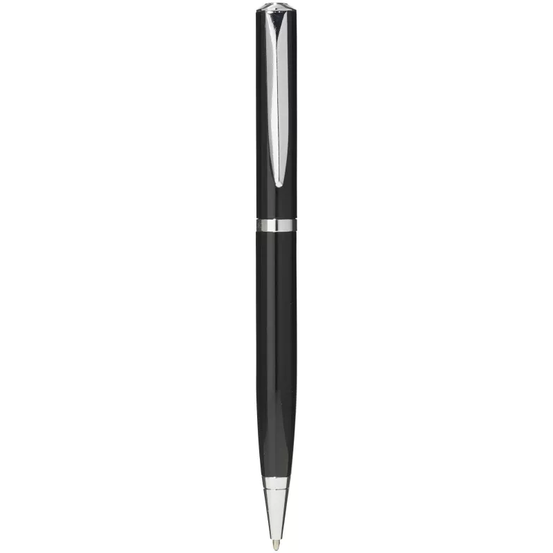 Lakierowany długopis City - Czarny-Srebrny (10721800)