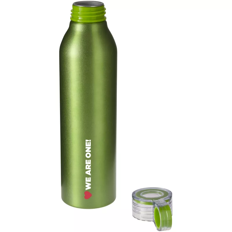 Aluminiowa butelka sportowa Grom 650 ml - Limonka (10046304)