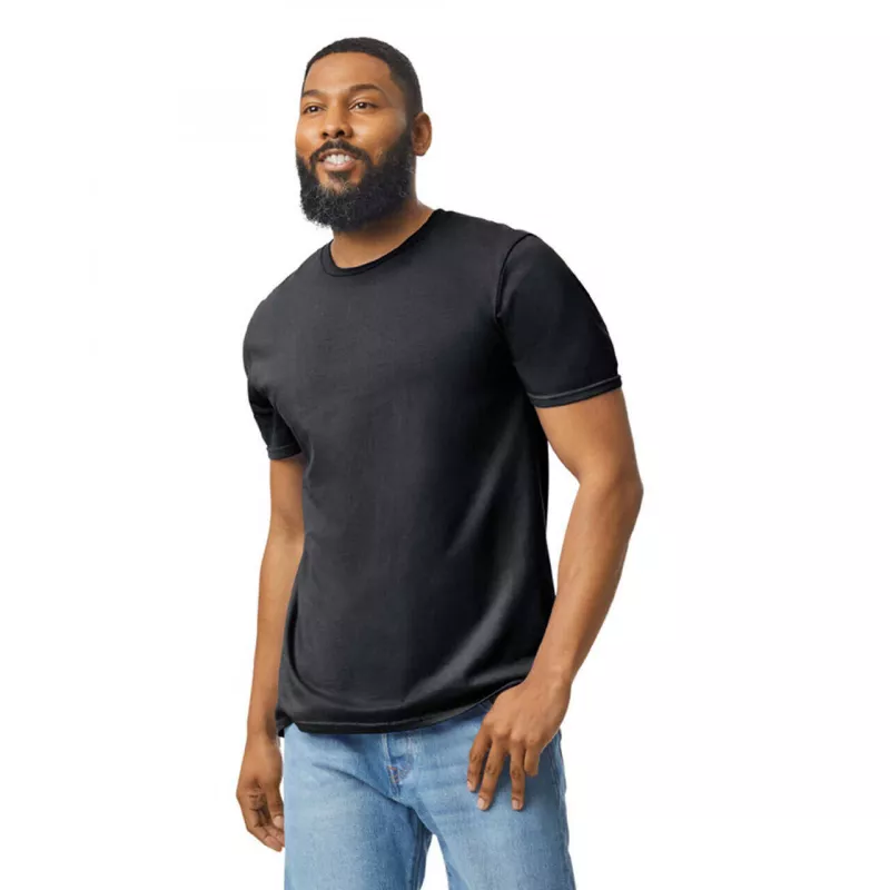 Koszulka bawełniana 150 g/m² Gildan SoftStyle™ 64000 - Black (64000-BLACK)