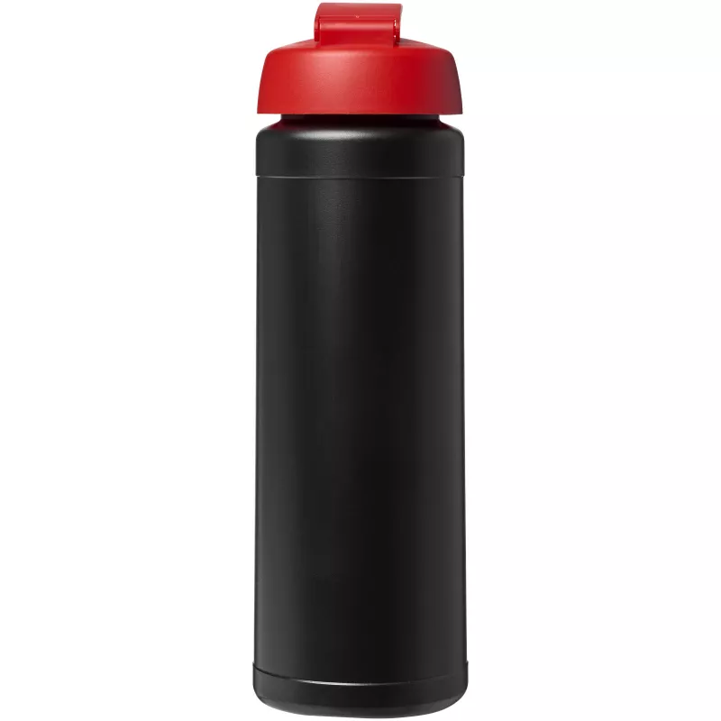 Bidon Baseline® Plus o pojemności 750 ml z wieczkiem zaciskowym - Czarny-Czerwony (21007014)