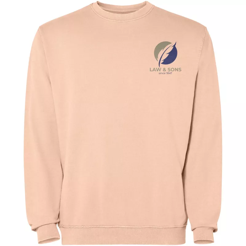 Jaya sweter unisex z okrągłym dekoltem - Jasnopomarańczowy (R2203-L ORANGE)