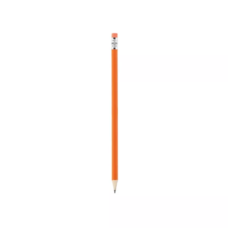 Ołówek reklamowy z gumką - Pomarańczowy (IP29008432)