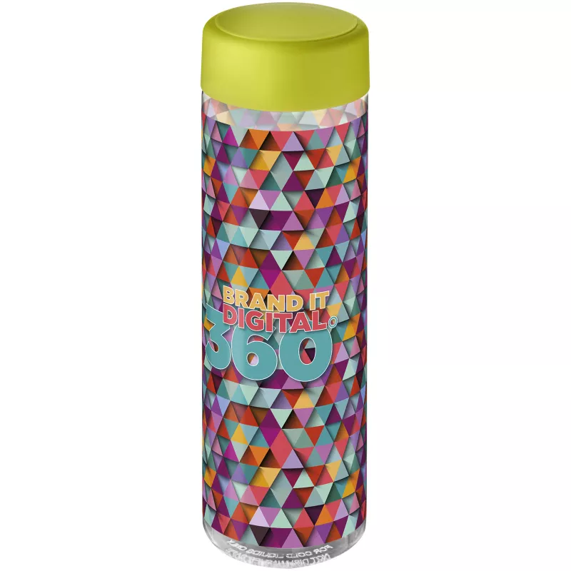 H2O Vibe 850 ml screw cap water bottle - Limonka-Przezroczysty (21043005)