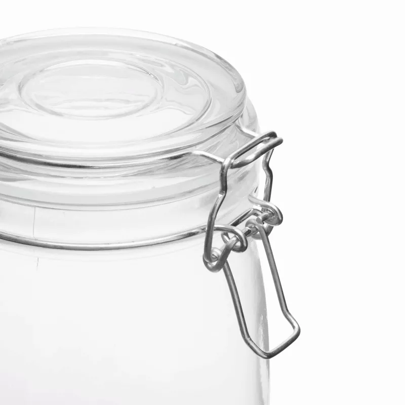 Szklany słoik, pojemność ok. 750 ml - transparentny (56-0306047)