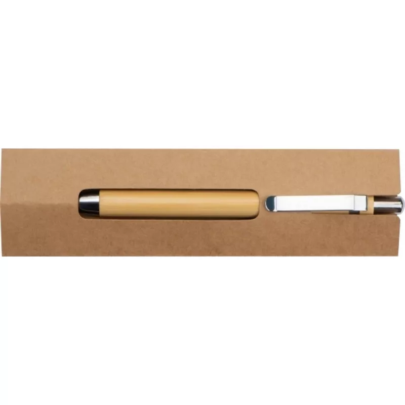 Długopis wieczny bambusowy HELSINGBORG - beżowy (373913)