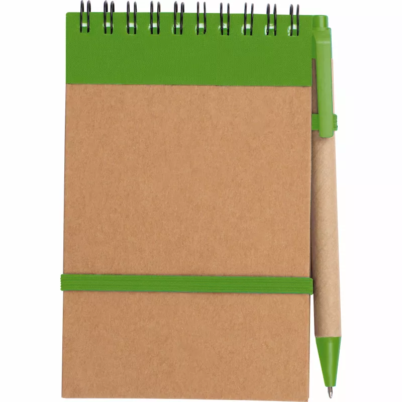 Notatnik z długopisem - zielony (2049709)