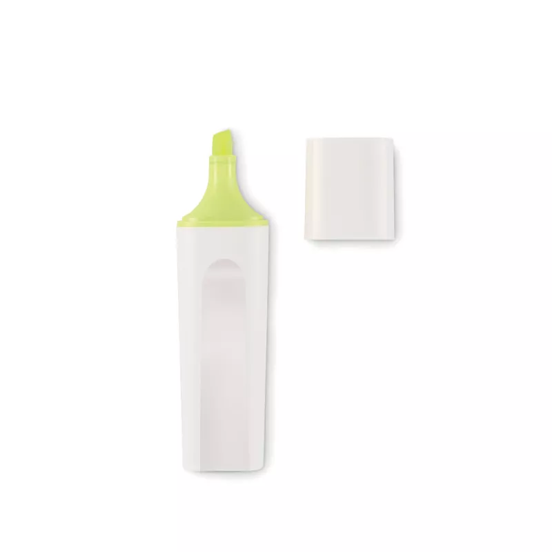 Zakreślacz w obudowie z RPET LIT - Fluorescencyjny Zólty (MO2427-70)
