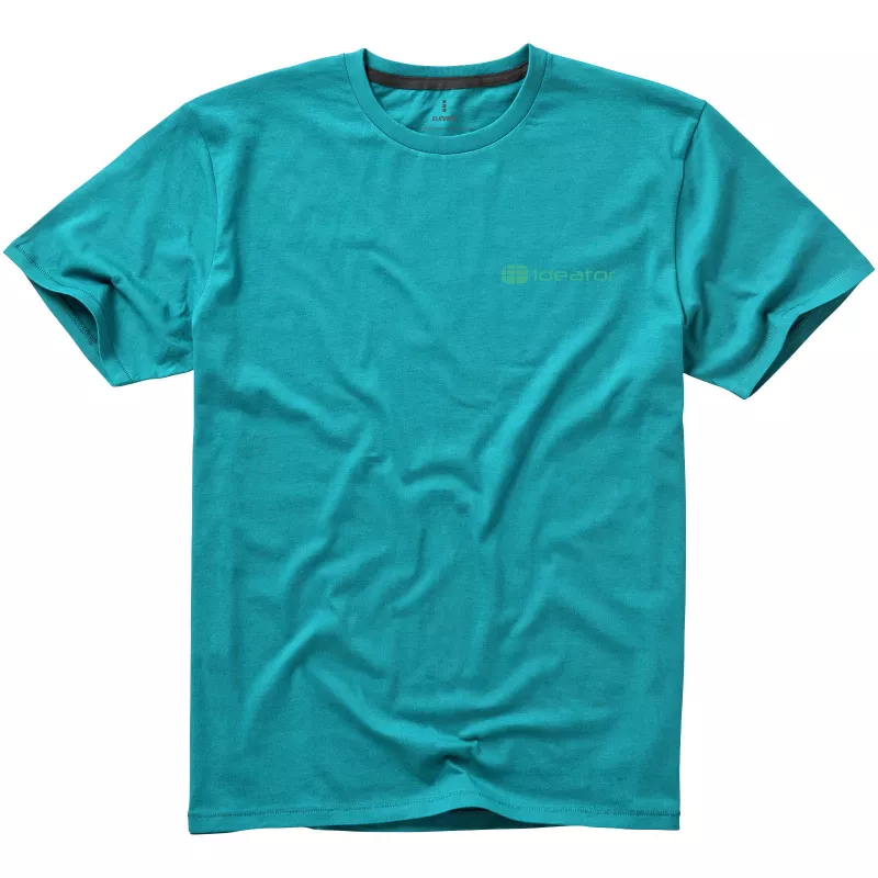 Męski T-shirt 160 g/m²  Elevate Life Nanaimo - Morski (38011-AQUA)
