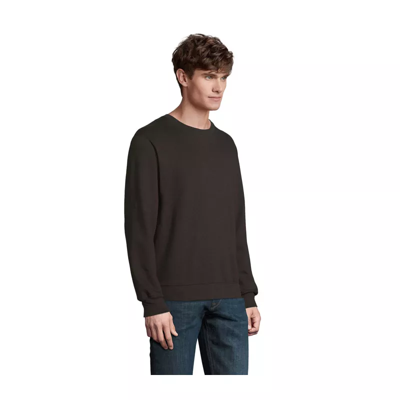 Bluza unisex bez kaptura 280 g/m² Sol's COLUMBIA - Czarny (S03814-BK)