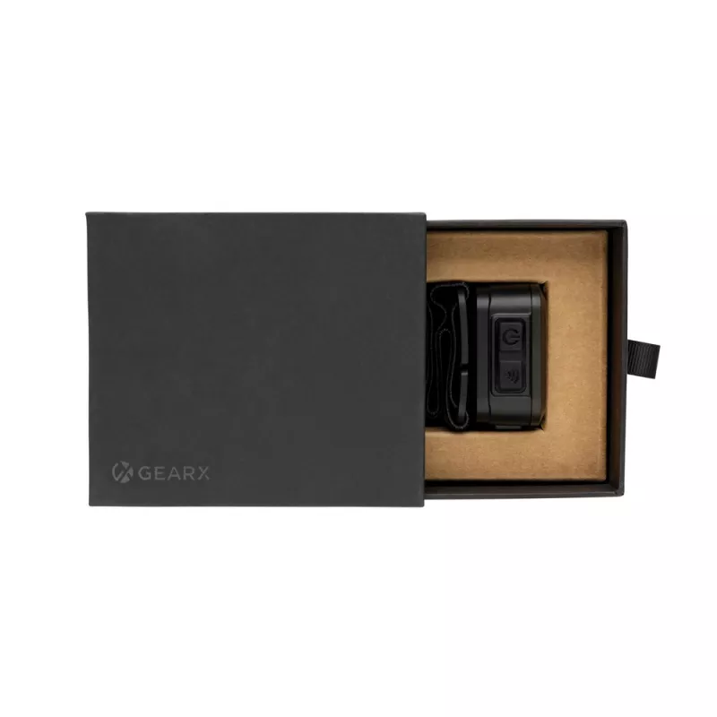 Latarka na głowę Gear X ze światłem COB, RABS - czarny, szary (P513.102)