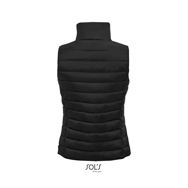 Kamizelka pikowana damska Sol's WAVE WOMEN - Czarny (S01437-BK)