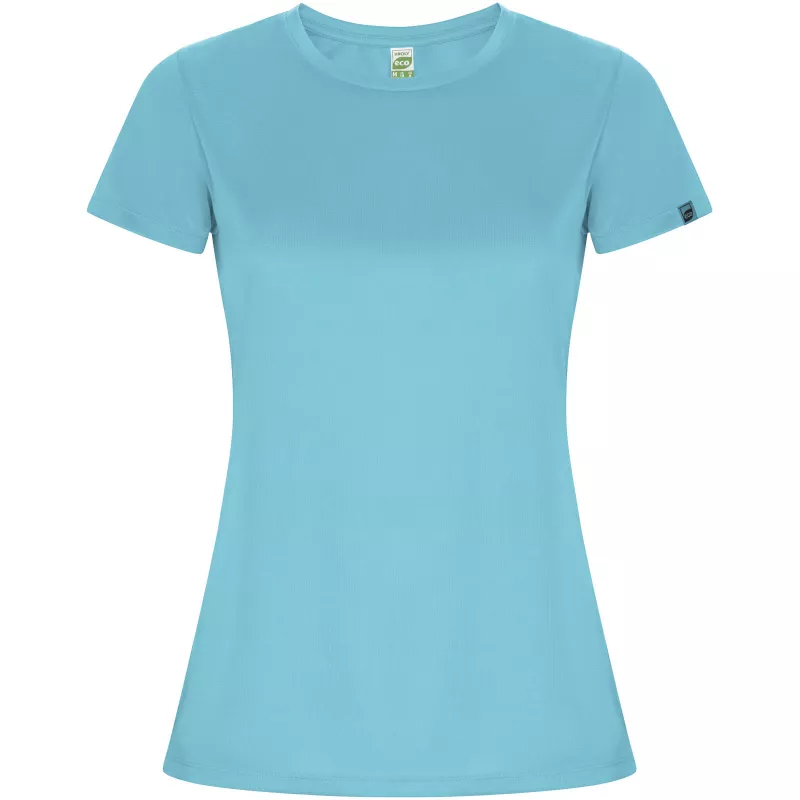 Damska koszulka sportowa poliestrowa 135 g/m² ROLY IMOLA WOMAN 0428 - Turkusowy (R0428-TURQUOIS)