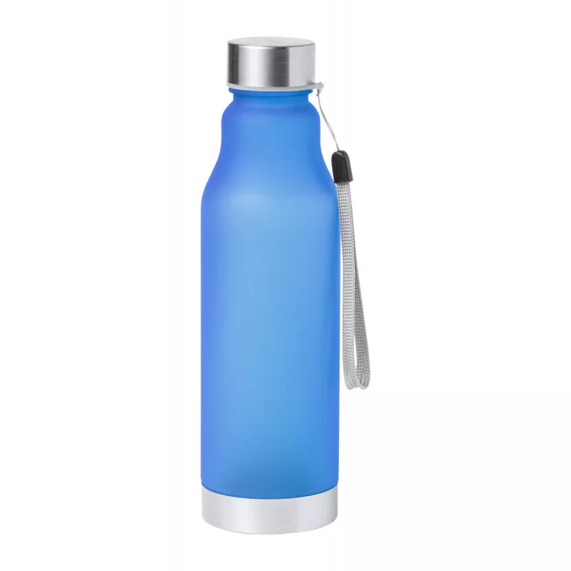 Butelka sportowa z tworzywa sztucznego RPET wolnego od BPA 600 ml Fiodor - niebieski (AP722806-06)