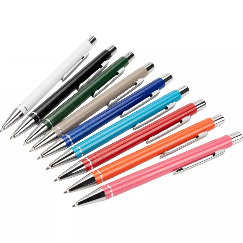 Długopis metalowy półżelowy ALMEIRA - różowy (374111)