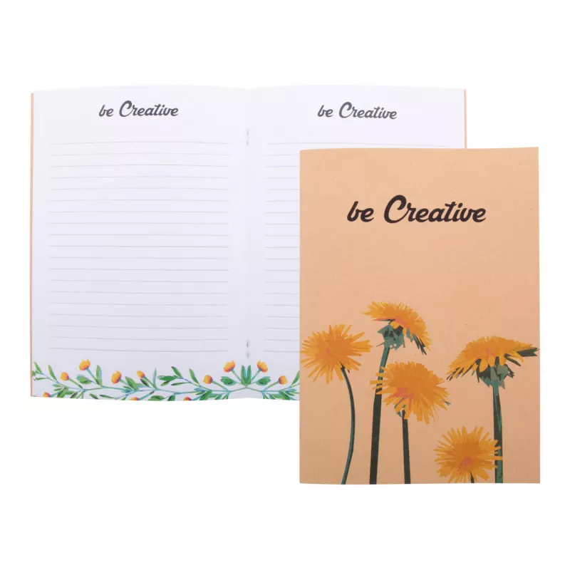 CreaNote Plus A5 Eco personalizowany notes - naturalny (AP716536)