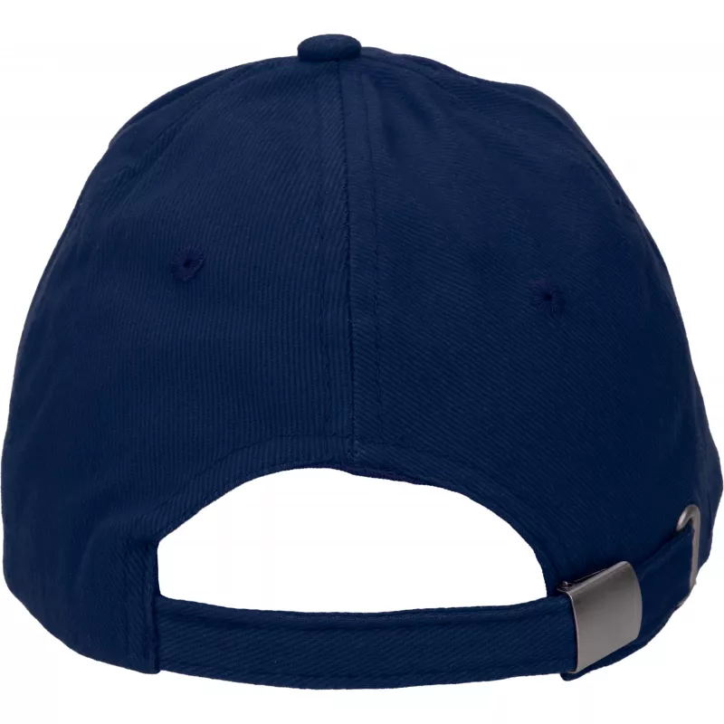 Czapka z daszkiem bawełniana 6 paneli, 260 g/m² CURTIS - granatowy (5046644)