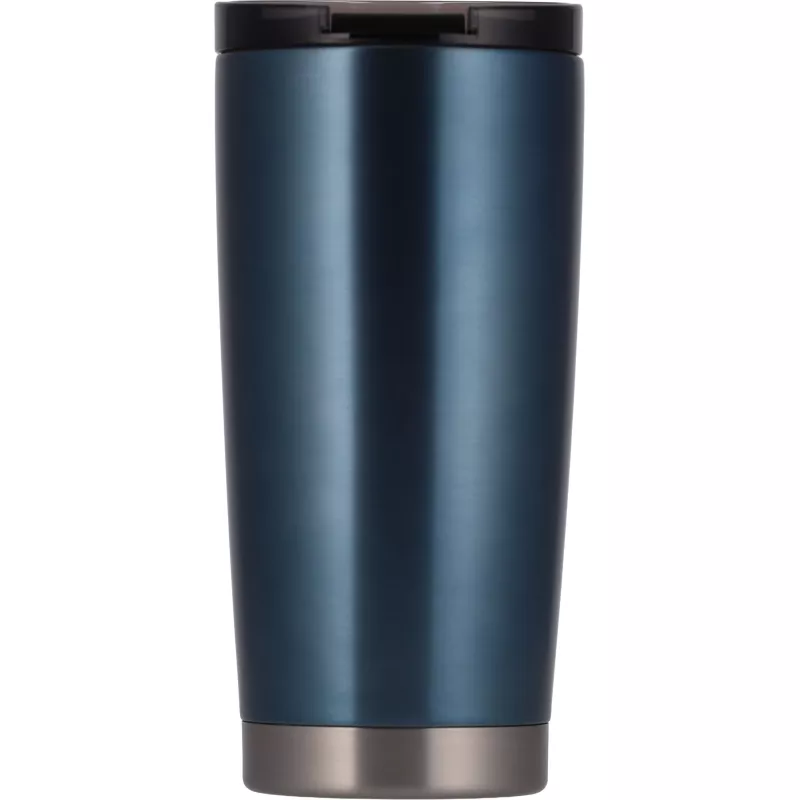 Kubek termiczny stalowy z recyklingu LA LOUVIERE MoLu 540 ml - granatowy (535044)