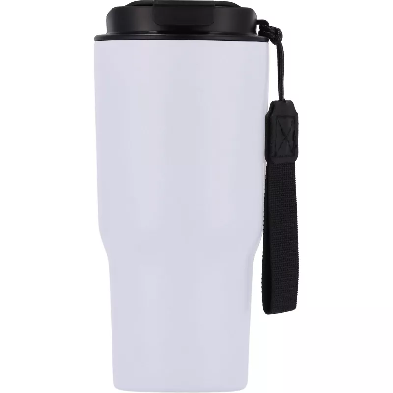 Kubek termiczny 550 ml ze stali z recyklingu DANA - biały (8523906)