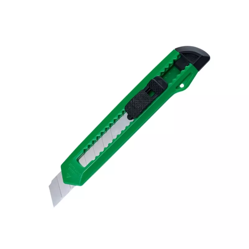 Duży nożyk do kartonu QUITO - zielony (900109)