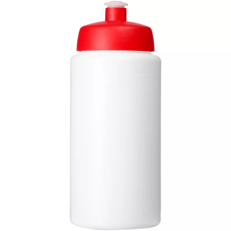 Bidon Baseline® Plus o pojemności 500 ml ze sportowym wieczkiem i uchwytem - Biały-Czerwony (21068703)