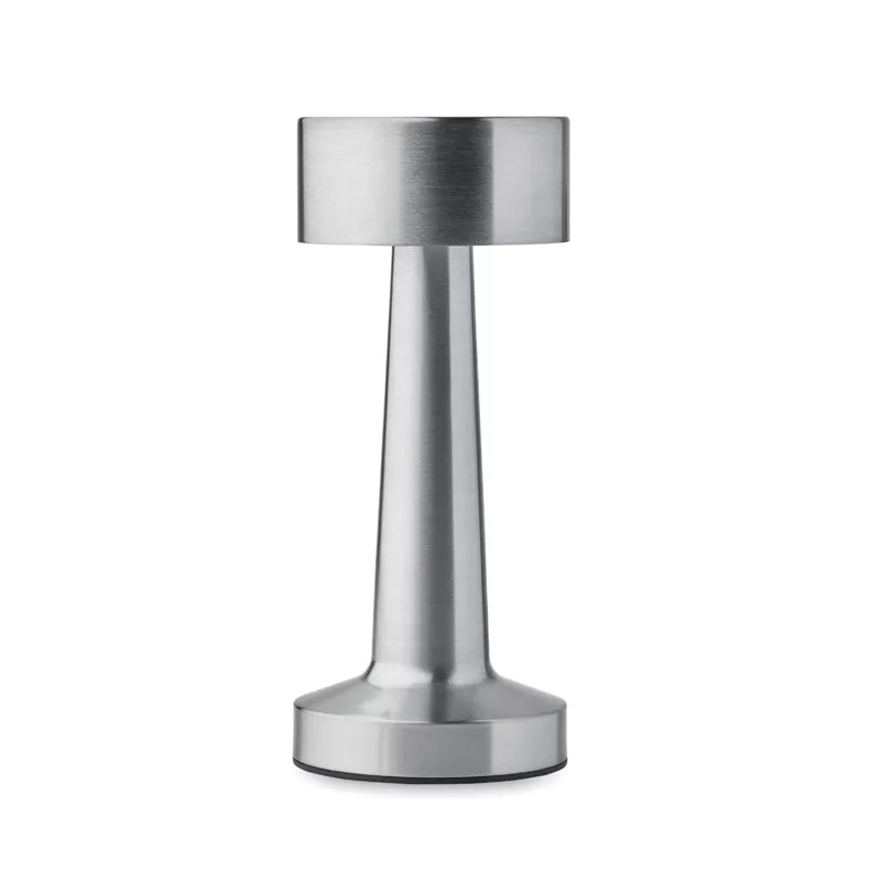 Lampka stołowa LED metalowa 1200 mAh HIERLUZ - Srebrny Mat (MO2478-16)