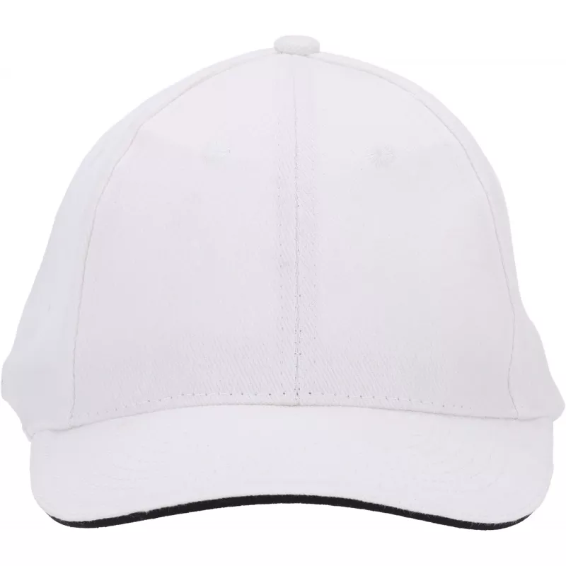Czapka z daszkiem 6 paneli SAN FRANCISCO - biały (046606)