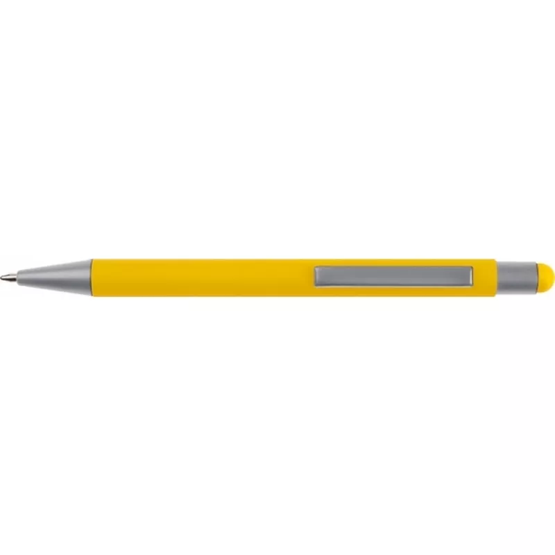Długopis metalowy touch pen SALT LAKE CITY - żółty (093408)