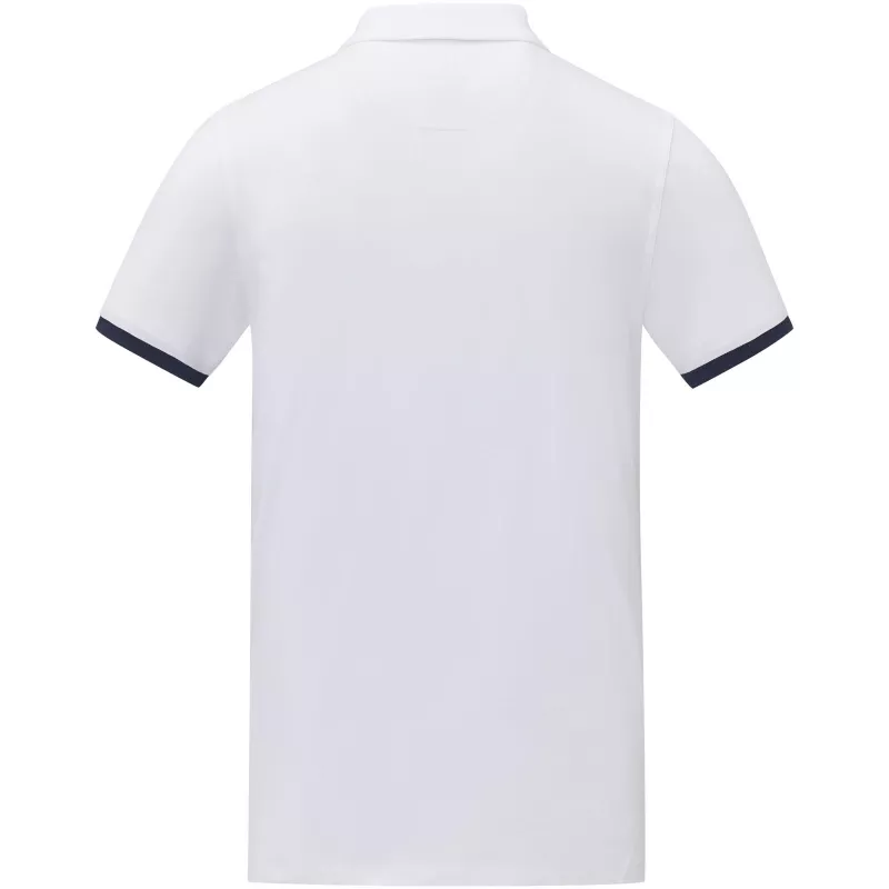 Męska koszulka polo duotone Morgan z krótkim rękawem - Biały (38110-WHITE)