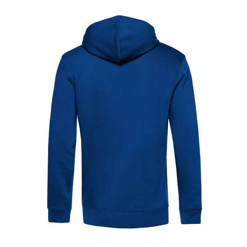 Bluza męska z kapturem B&C Organic Inspire Hooded - Royal Blue (450) (WU33B-ROYAL BLUE)