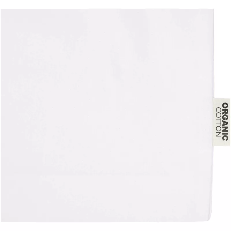 Odisha organiczna torba na zakupy z certyfikatem OCS o gramaturze 180 g/m² z pełnym dnem, 14 l  - Biały (12078301)