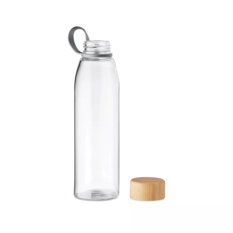 Butelka szklana 500 ml FJORD WHITE - Przezroczysty (MO6246-22)