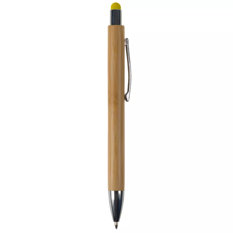 Bambusowy długopis Stylus New york - żółty (LT87285-N0041)