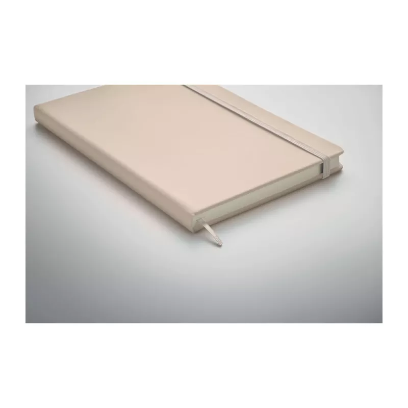 Notes A5 w okładce PU 96 kartek gładkie ARCONOT PLAIN - Zgaszona Biel (AR1804-43)
