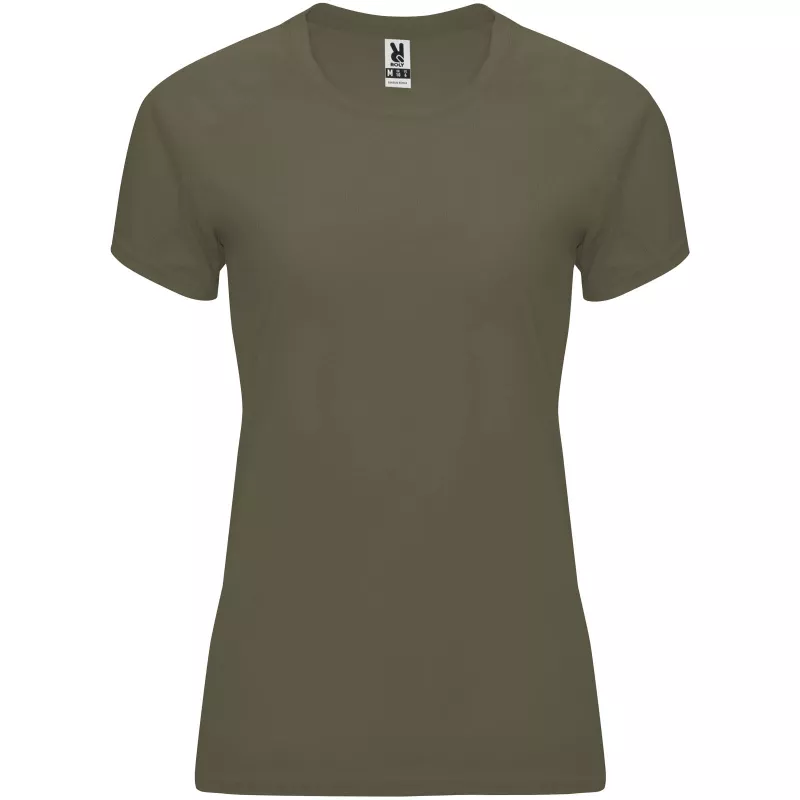 Damska koszulka techniczna 135 g/m² ROLY BAHRAIN WOMAN 0408 - Militar Green (R0408-MILIGRN)