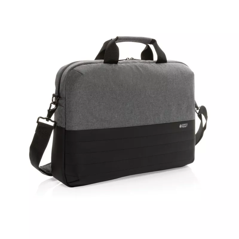 Torba na laptopa 15,6" Swiss Peak AWARE™, ochrona RFID - szary (P763.122)