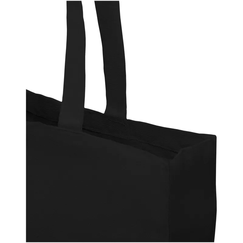 Odessa torba na zakupy z materiału z recyklingu o gramaturze 220 g/m² - Czarny (12071090)
