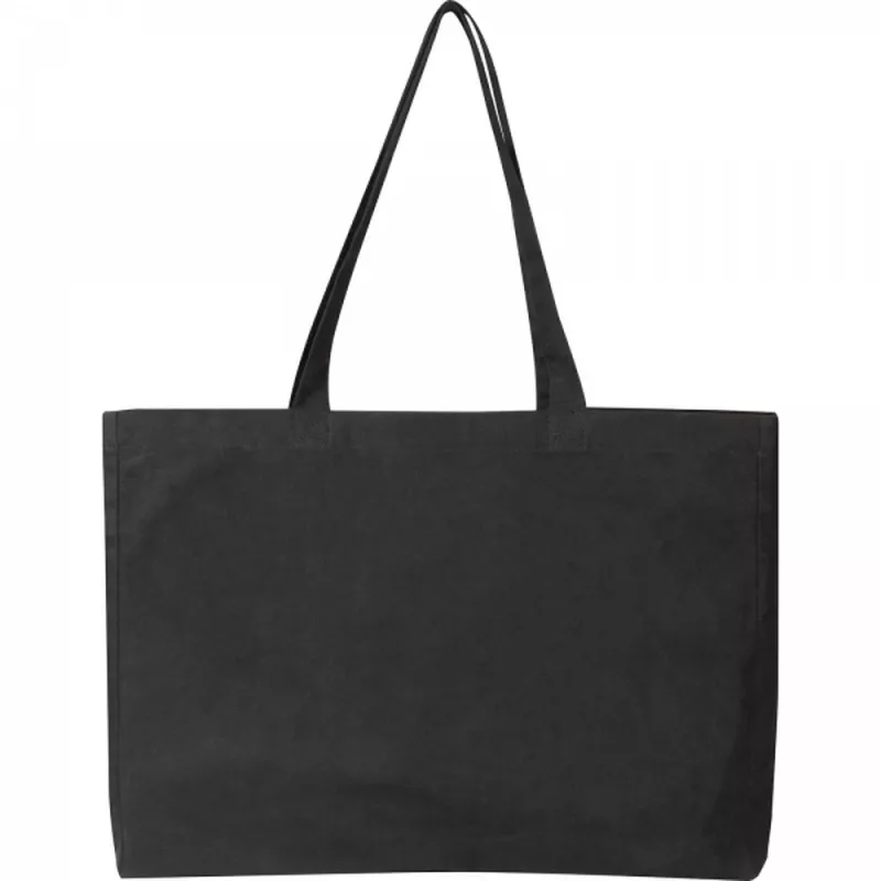Torba bawełniana z długimi uszami 270 g/m2 MARCELLO - czarny (6322903)